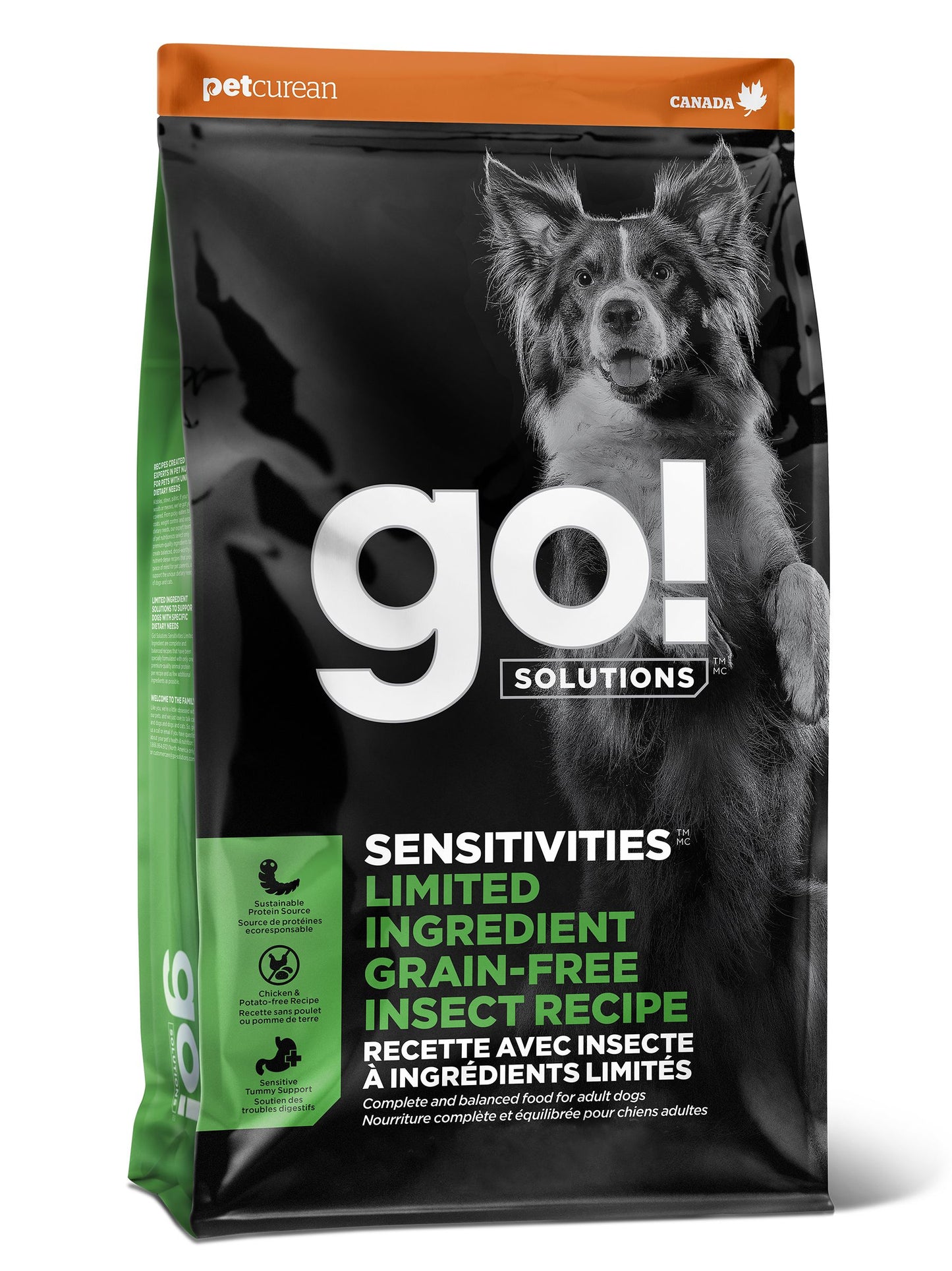 GO! Sensitivities Lid Grain Free Insect Dog