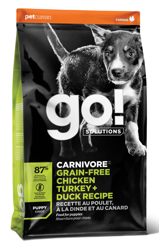 GO! Carnivore Grain Free Chicken Turkey Duck Puppy