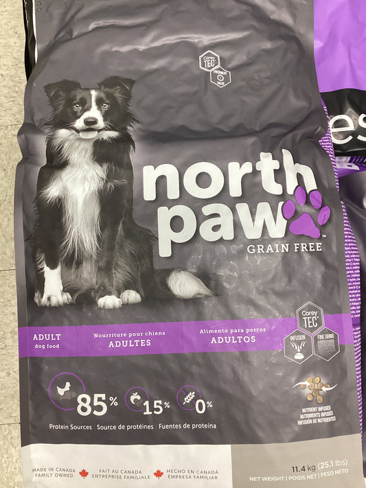 North Paw Grain Free Adult Dog Food 11.4kg