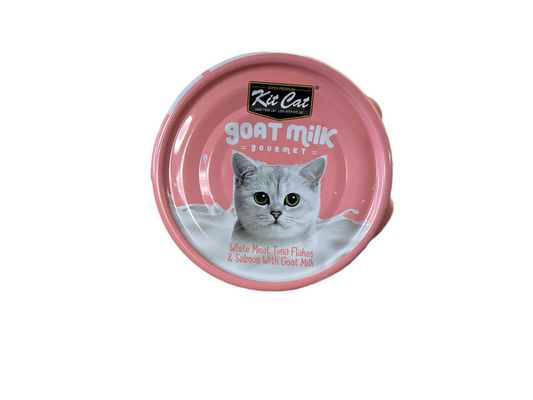 Kit Cat Tuna and Salmon with Goat Milk