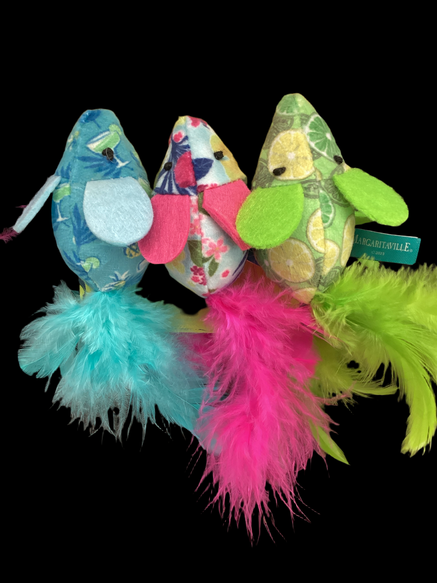 Multipet Margaritaville Mice Cat Toy 3 Pack