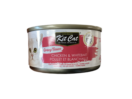 KIT CAT Chicken & Whitebait Cat Wet 70g