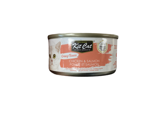 KIT CAT Chicken & Salmon Cat Wet 70g