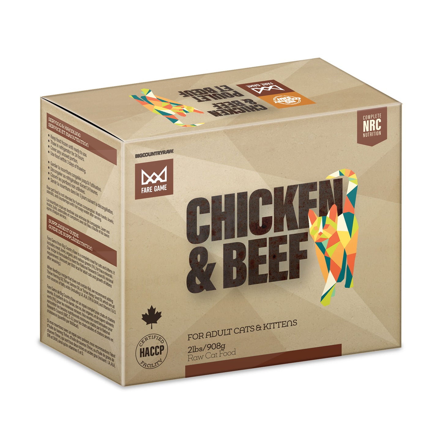 BIG COUNTRY RAW Fare Game – Chicken & Beef – 2 Lb