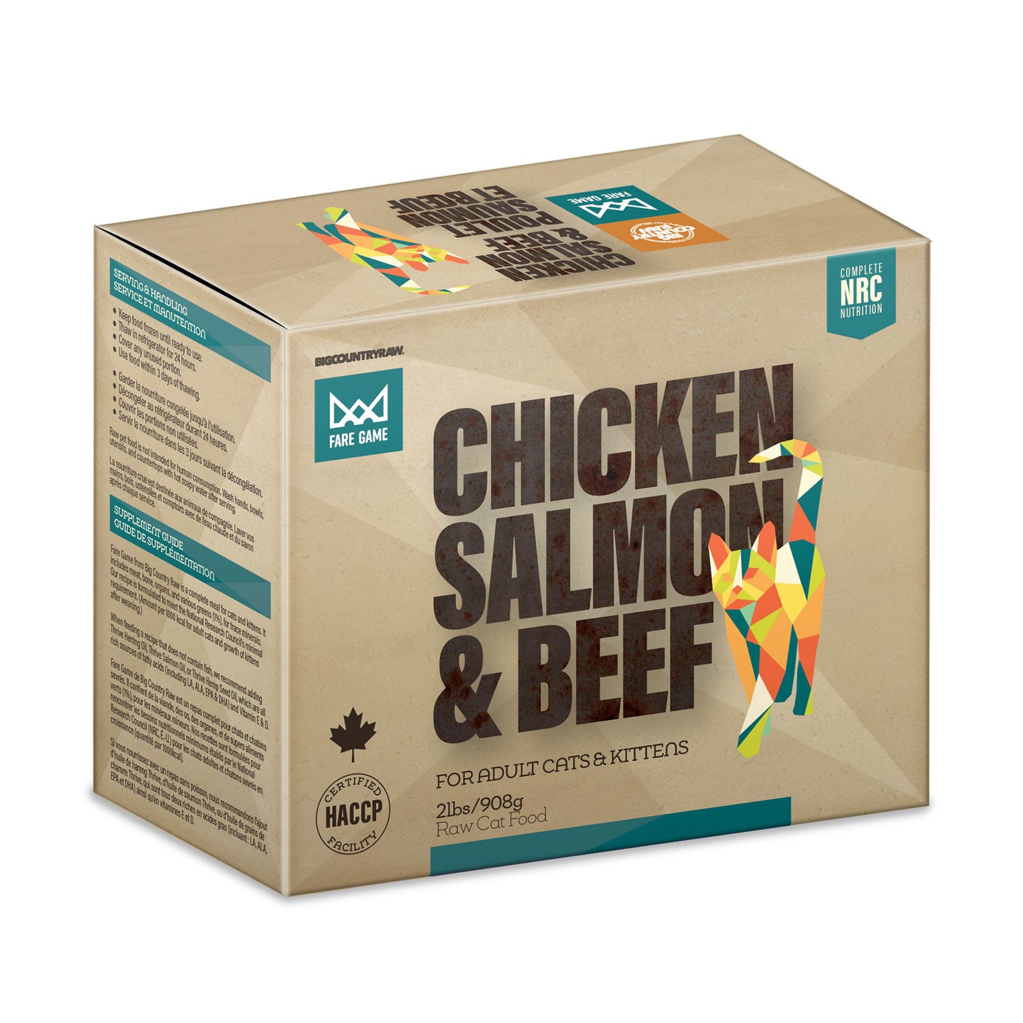 BIG COUNTRY RAW Fare Game – Chicken & Salmon With Beef – 2 Lb