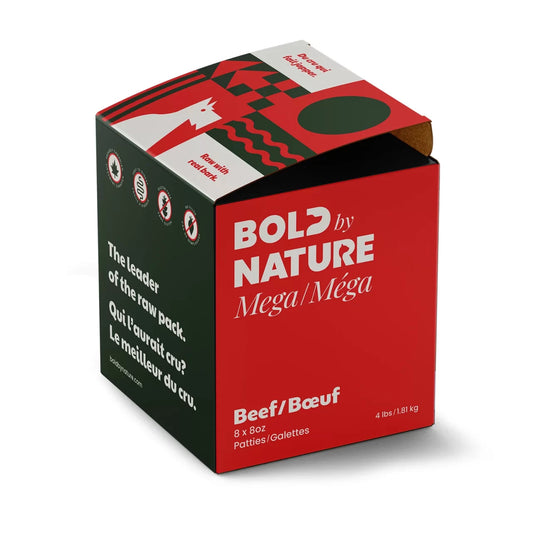 BOLD BY NATURE Mega Beef for Dogs - 4LB