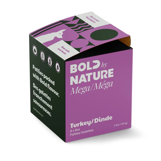 BOLD BY NATURE Mega Turkey for Dogs - 4LB