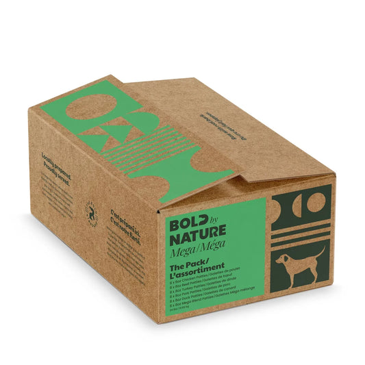 BOLD BY NATURE The Pack: Mega Variety Raw Dog Food - 24LB