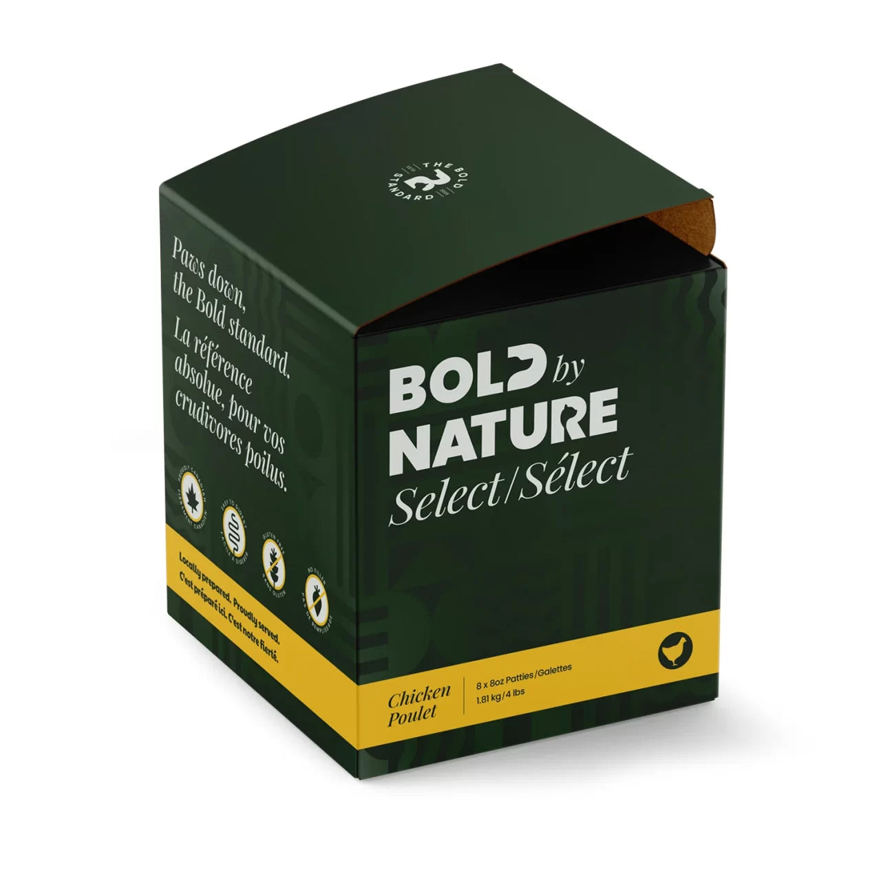 BOLD BY NATURE Select Raw Chicken for Dogs - 4LB