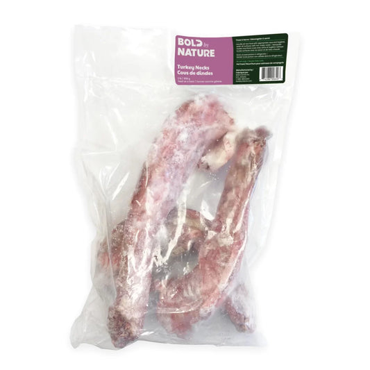 BOLD BY NATURE Raw Turkey Neck for Dogs - 2LB