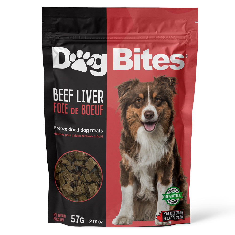 Dog Bites Beef Liver 120g