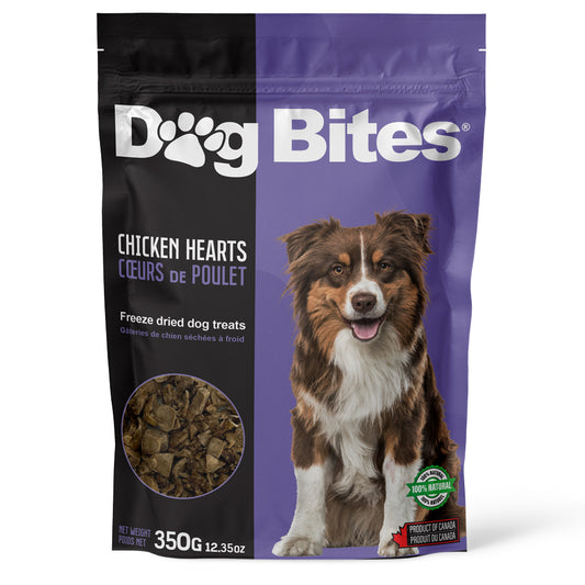 Dog Bites Chicken Hearts 90g