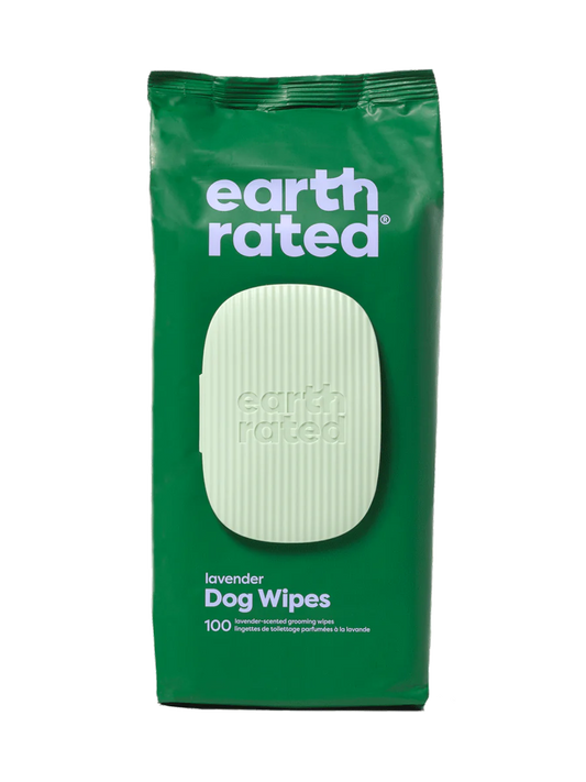 Earth Rated Compostable Lavender Wipes 100CT