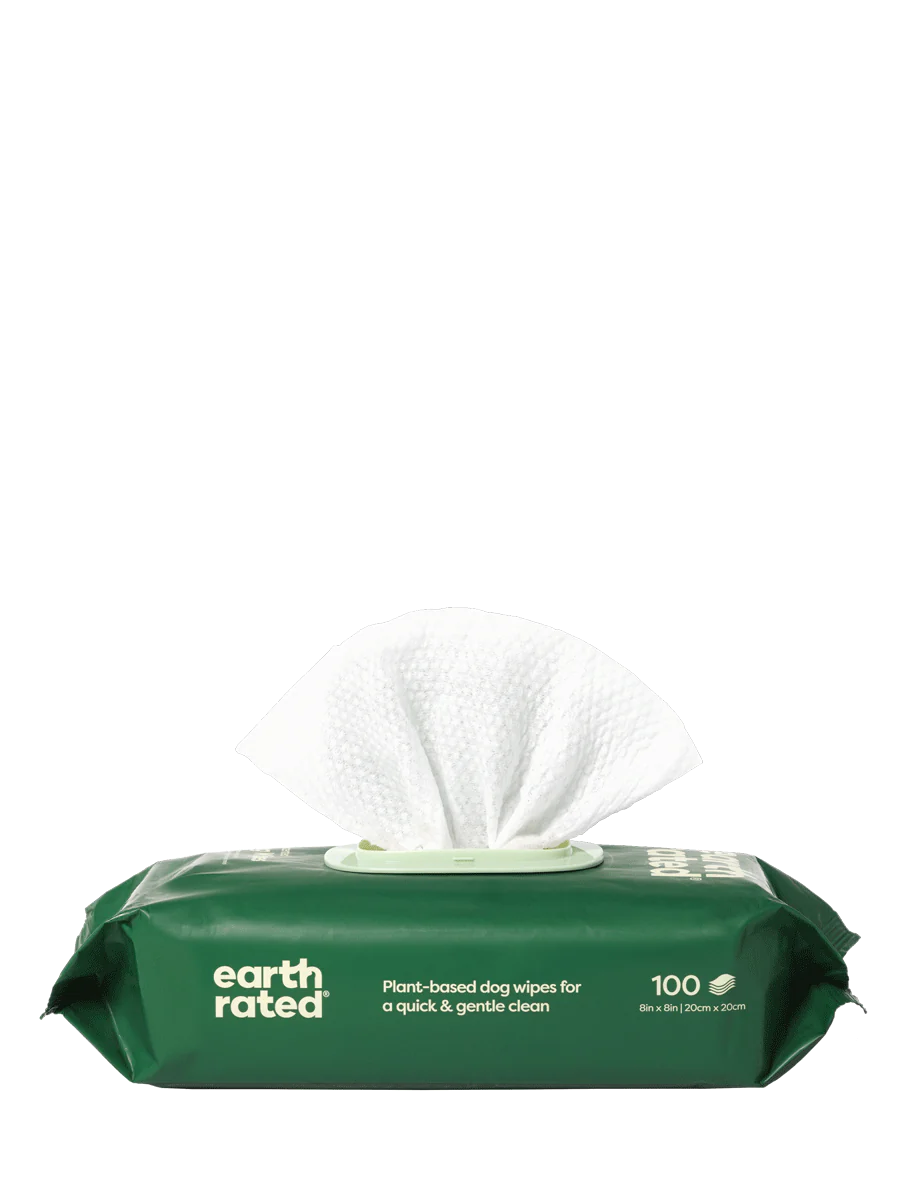 Earth Rated Compostable Unscented Wipes 100CT