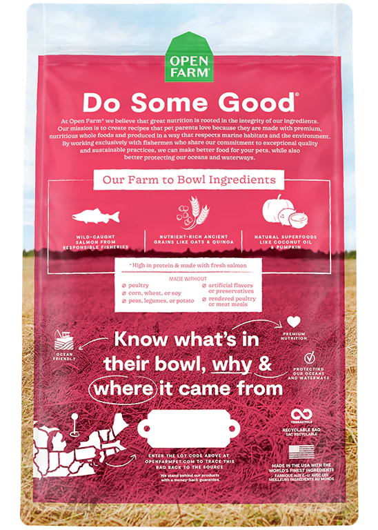 Open Farm Wild-Caught Salmon & Ancient Grains Dry Dog Food