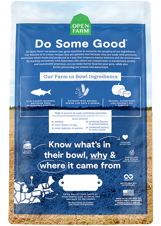 Open Farm Catch-of-the-Season Whitefish & Ancient Grains Dry Dog Food