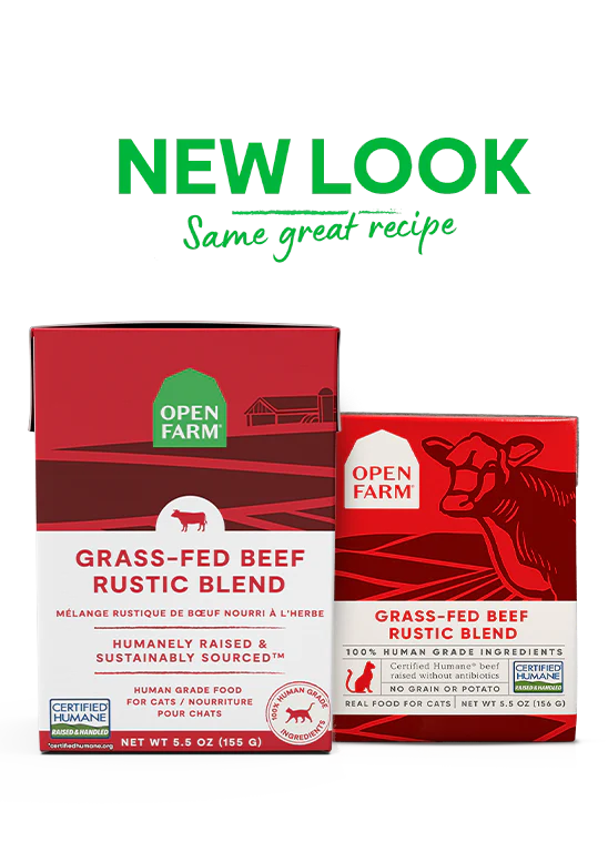 Open Farm Beef Rustic Cat Wet 5.5oz