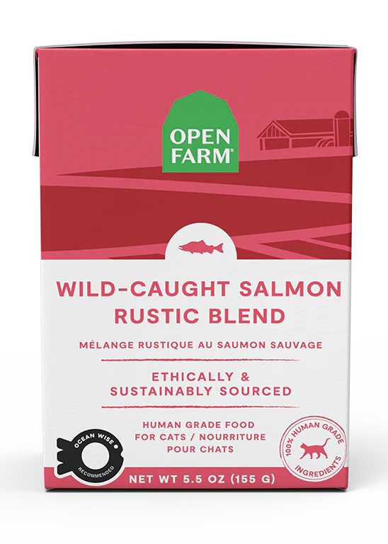 Open Farm Wild-Caught Salmon Rustic Blend Cat Wet 5.5oz