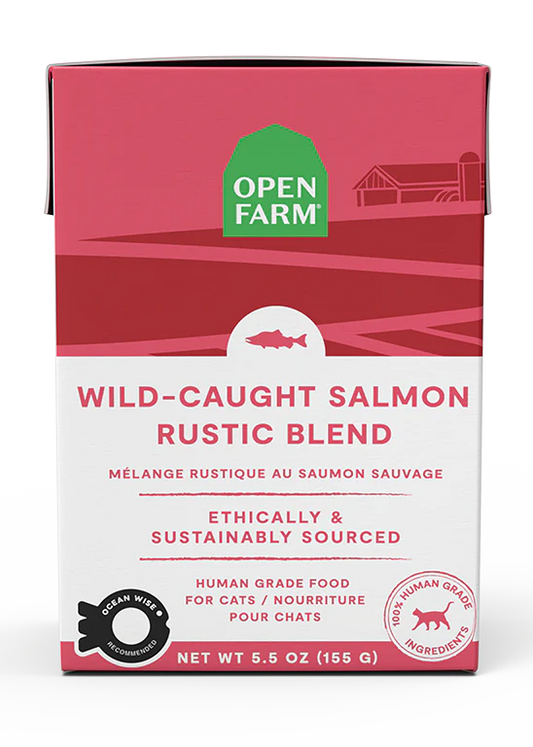 Open Farm Wild-Caught Salmon Rustic Blend Cat Wet 5.5oz