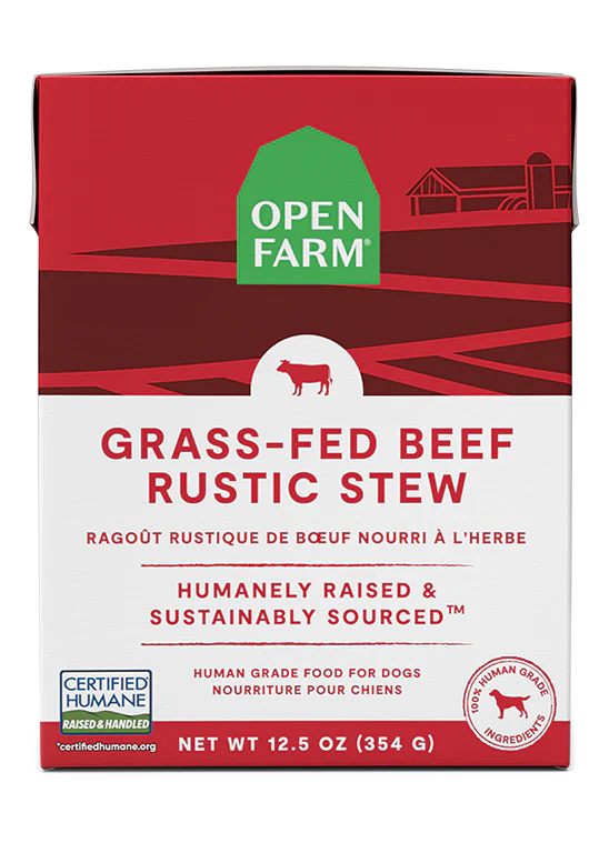 Open Farm Grass-Fed Beef Rustic Stew Wet Dog Food