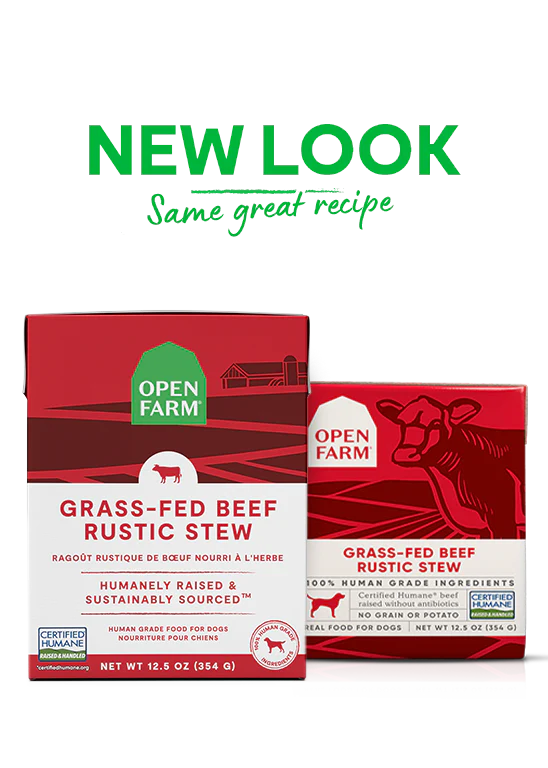 Open Farm Grass-Fed Beef Rustic Stew Wet Dog Food