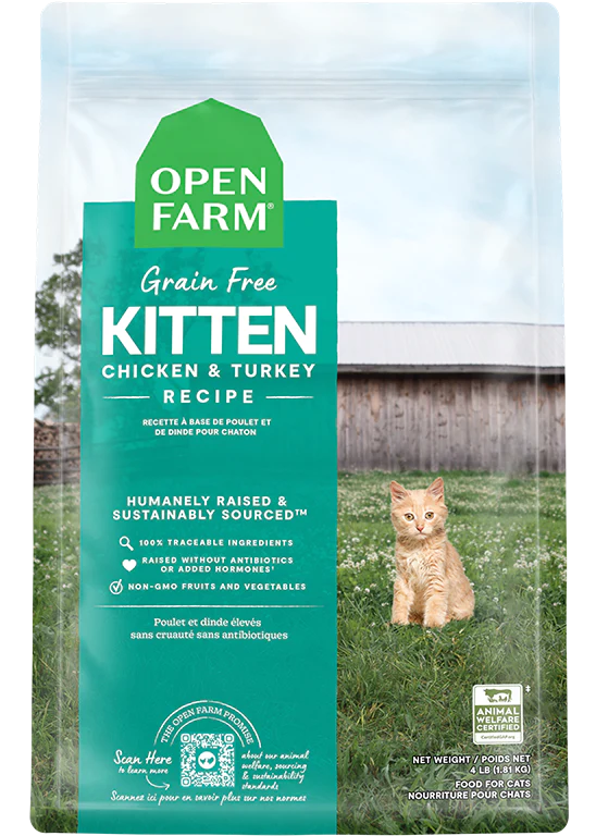 Open Farm Kitten Grain-Free Dry Cat Food 4lb