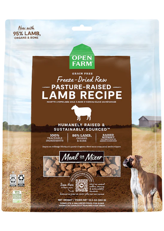 Open Farm Pasture-raised Lamb Freeze Dried Raw Dog Food 3.5oz