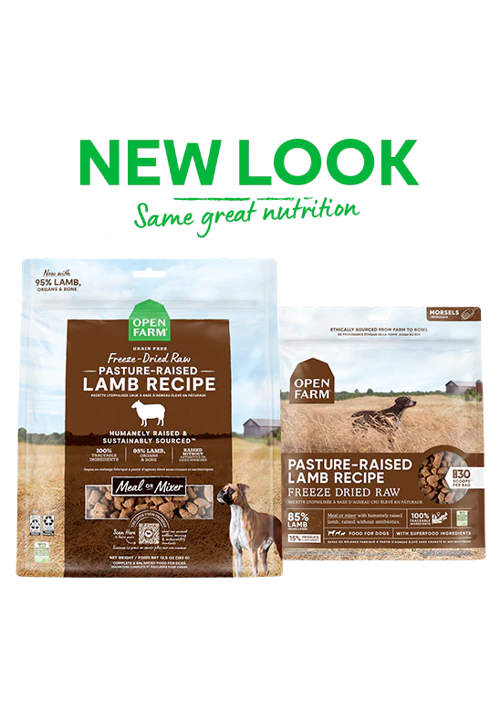 Open Farm Pasture-raised Lamb Freeze Dried Raw Dog Food 3.5oz