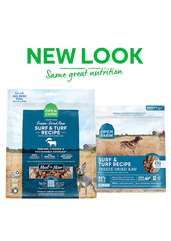 Open Farm Surf & Turf Freeze Dried Raw Dog Food