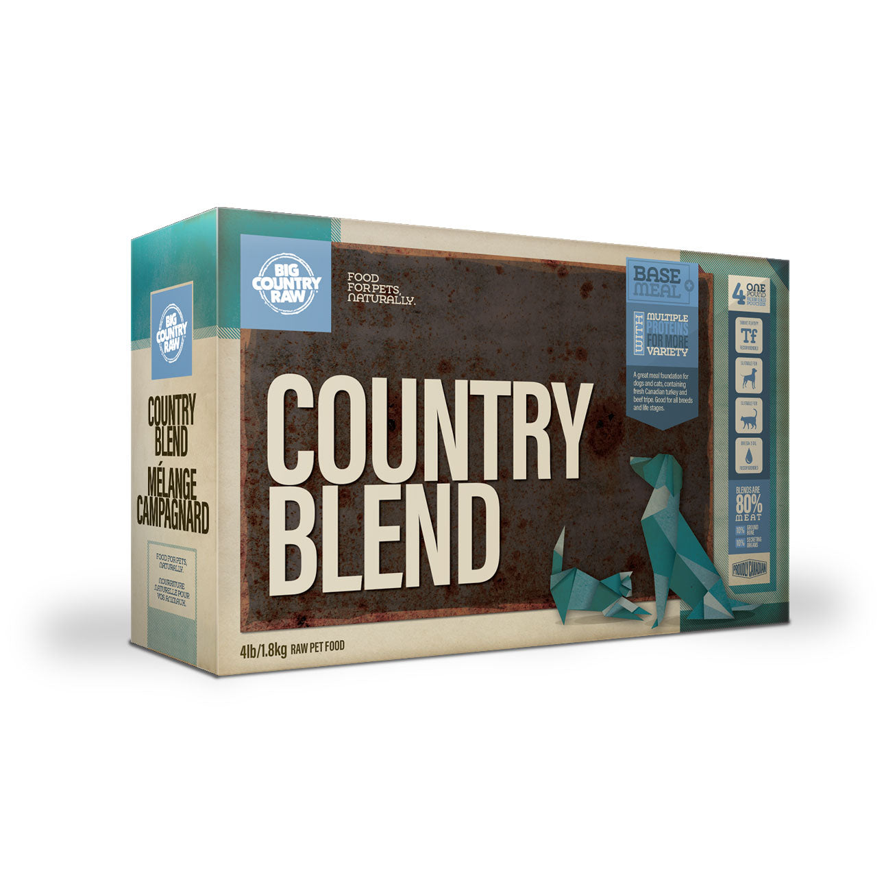 BIG COUNTRY RAW Country Blend Carton – 4 Lb