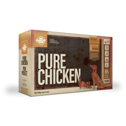 BIG COUNTRY RAW Pure Chicken Carton – 4lb