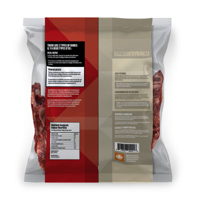 BIG COUNTRY RAW Beef Neck Bone 2lb