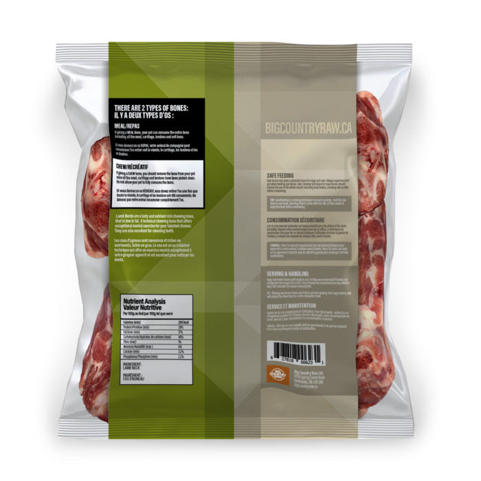 BIG COUNTRY RAW Lamb Neck Bone 2lb