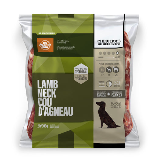 BIG COUNTRY RAW Lamb Neck Bone 2lb