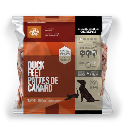 BIG COUNTRY RAW Duck Feet 1lb